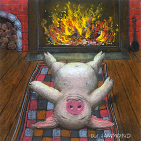 Pignuts Roasting by an Open Fire